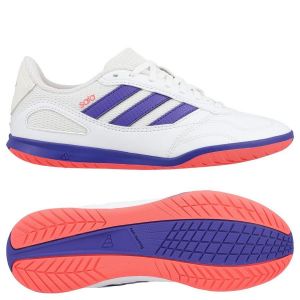 adidas Super Sala Iii Ic - Blanc/violet Enfant - Terrain Futsal (Ic), pointure 35&frac12; - ['Blanc'] - Taille 35&frac12;
