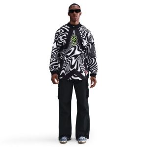 Br&eacute;sil Maillot de Gardien Authentic Hollywood Goalkeepers - Noir/Blanc/Jaune Fluo - Nike, pointure Medium - ['Noir', 'Blanc'] - Taille Medium