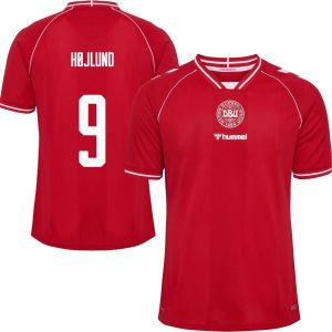 Danemark Maillot Domicile 2026/27 Pro Player Edition H&Oslash;JLUND 9 - Hummel, pointure Large - ['Rouge'] - Taille Large