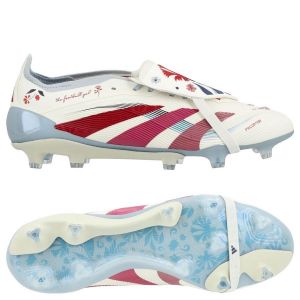 adidas Predator Elite Fold-over Tongue FG The Football Gal - Blanc/Easy Pink/Ruby pur &Eacute;DITION LIMIT&Eacute;E - Herbe naturelle (FG), pointure 45⅓ - ['Blanc'] - Taille 45⅓