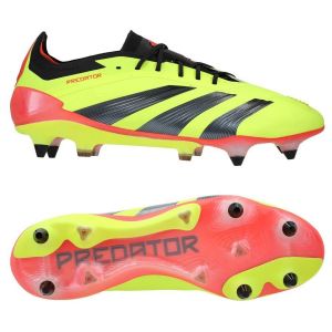 adidas Predator Elite Sg Energy Citrus - Jaune/noir/rouge - Terrain Tr&egrave;s Gras (Sg), pointure 39⅓ - ['Jaune'] - Taille 39⅓