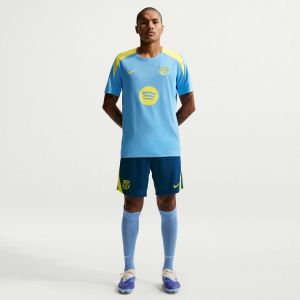 FC Barcelone Short d'Entra&icirc;nement Dri-FIT Strike - Bleu/Jaune - Nike, pointure Small - ['Bleu'] - Taille Small