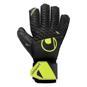 Uhlsport Gants De Gardien Fangmaschine Soft Flex Frame - Noir/jaune Fluo Enfant, pointure 6 - ['Noir'] - Taille 6