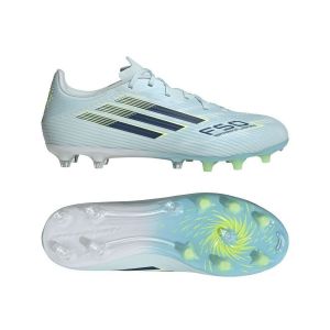 adidas F50 Sparkfusion League Low Cut Fg/ag Ice Cold Precision - Almond Blue/dune Pearl/jaune Hi-res Femme, pointure 39⅓ - ['Bleu'] - Taille 39⅓