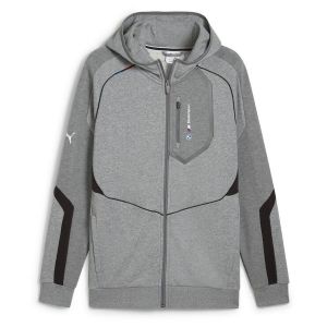 PUMA Bmw M Motorsport Kapuzenjacke, pointure Small - ['Gris'] - Taille Small