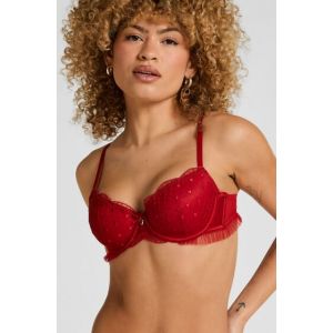 Hunkem&ouml;ller Cordelie Soutien-Gorge Armatures Rembourr&eacute; Rouge - Taille 85B