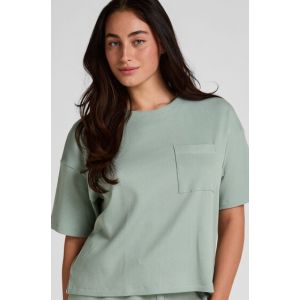 Hunkem&ouml;ller Pyjama Top Waffle Vert - Taille L