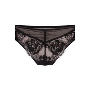 Hunkemöller Culotte brésilienne jambe haute Cynthia Noir - Taille L
