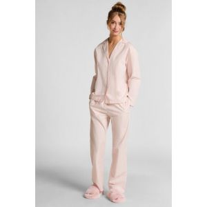 Hunkem&ouml;ller Pantalon de pyjama Coton Poplin Rose - Taille XS