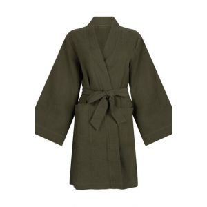 Hunkemöller Peignoir gaufré Vert - Taille M/L