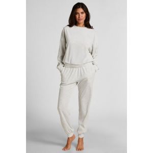 Hunkem&ouml;ller Jogging en velours Gris - Taille M