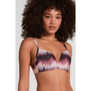 Hunkem&ouml;ller Haut de Bikini Rembourr&eacute; Sans Armatures Mauritius Violet - Taille L