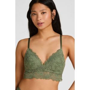 Hunkem&ouml;ller Soutien-gorge sans armatures pr&eacute;form&eacute; Andrea Vert - Taille 85C
