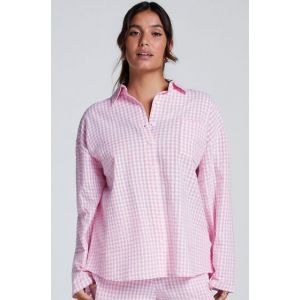 Hunkemöller Haut de pyjama en Coton Rose - Taille M