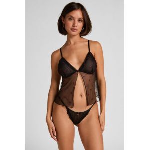 Hunkem&ouml;ller Culotte br&eacute;silienne Fruity Noir - Taille XS