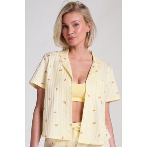 Hunkemöller Jacket Cotton Jaune - Taille XS
