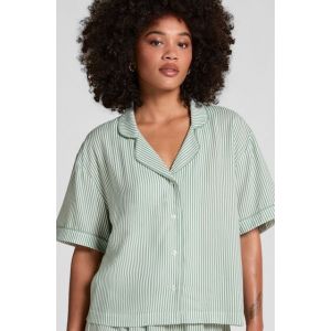 Hunkem&ouml;ller Veste tiss&eacute;e &agrave; manches courtes Vert - Taille S