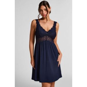 Hunkem&ouml;ller Nuisette Nora Lace Bleu - Taille M