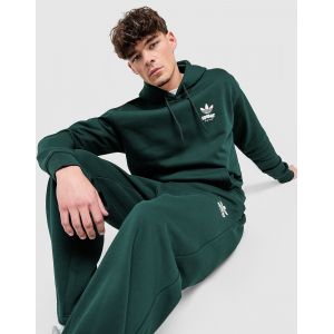adidas Originals Sweat &agrave; capuche oversize Trefoil Bubble - Vert, Vert - Taille L