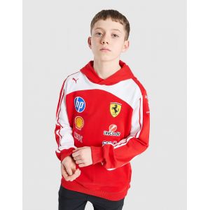 PUMA Sweat &agrave; capuche Scuderia Ferrari Junior - Rouge, Rouge - Taille 11-12Y