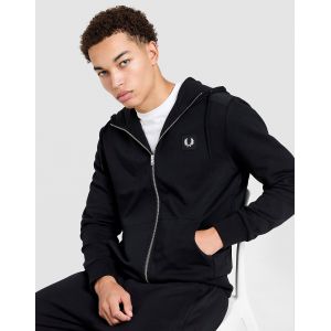 Fred Perry Sweat &agrave; capuche Zipp&eacute; Badge - Noir, Noir - Taille XXL