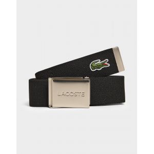 Lacoste Ceinture tiss&eacute;e - Noir, Noir - Taille 110CM