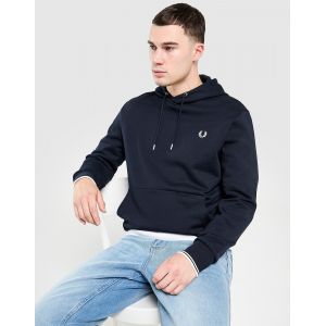 Fred Perry Sweat à Capuche Twin Tipped Homme - Bleu, Bleu - Taille S