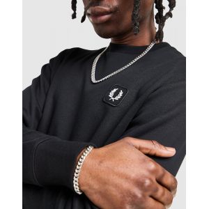 Fred Perry Sweat Badge Crew - Noir, Noir - Taille L
