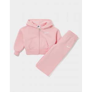 Nike Ensemble sweat &agrave; capuche zipp&eacute; imprim&eacute; B&eacute;b&eacute; - Rose, Rose - Taille 9-12M
