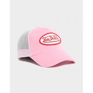 Von Dutch Casquette Trucker Velvet - Rose, Rose - Taille One Size