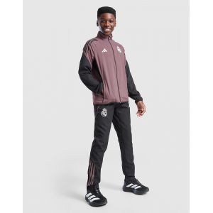 adidas Pantalon de surv&ecirc;tement de pr&eacute;sentation Real Madrid Junior - Noir, Noir - Taille 9-10Y
