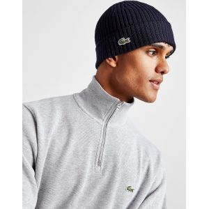 Lacoste Bonnet C&ocirc;tel&eacute; - Bleu, Bleu - Taille One Size