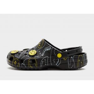 Crocs Sabots Classic Clog x SmileyWorld - Noir, Noir - Taille 41-42