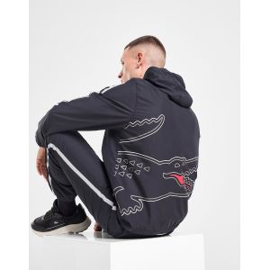 Lacoste Ensemble de survêtement à capuche Crocodile - Noir, Noir - Taille 6/XL