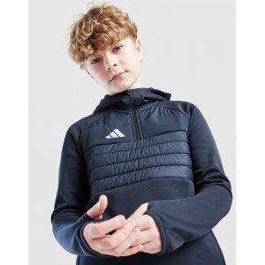 adidas Sweat à capuche Zippé 1/4 Winterized Tiro Junior - Bleu, Bleu - Taille 15-16Y