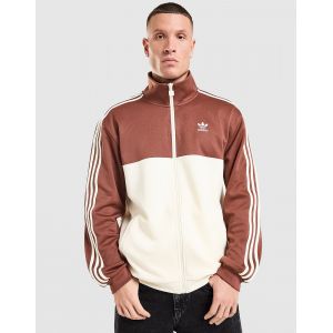 adidas Originals Haut de surv&ecirc;tement Vintage - Marron, Marron - Taille XS