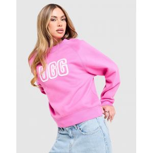UGG Sweatshirt Cosy Logo Crew - Rose, Rose - Taille M