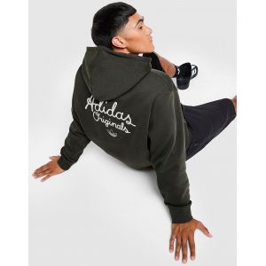 adidas Originals Sweat à capuche Chain Stitch - Vert, Vert - Taille L