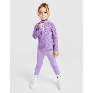 Under Armour Ensemble haut zipp&eacute; 1/4 et legging Twist Fille B&eacute;b&eacute; - Violet, Violet - Taille 12-18M