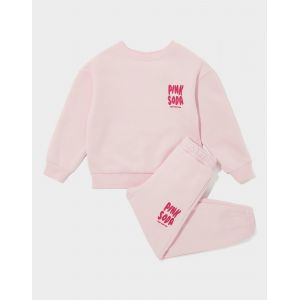 Pink Soda Sport Sweat Girls' Crew Enfant - Rose, Rose - Taille 4-5Y