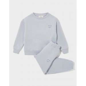 Pink Soda Sport Ensemble de survêtement Scribble Enfant - Violet, Violet - Taille 6-7Y