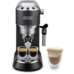 Machine expresso classique - DELONGHI - EC685.BK Dedica Style - Caf&eacute; moulu et dosettes ESE - 15 bars - 1L - Noir