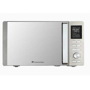 Micro-ondes combin&eacute; - CONTINENTAL EDISON - CEMO25SG13S3 - Silver - 25 L - Porte Miroir - 1400 W - Grill 1200 W - Convection 1200 W
