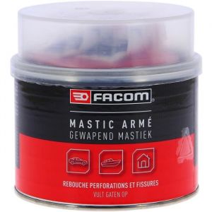 Mastic polyester arm&eacute; 600g r&eacute;paration fissures et perforations carrosserie - FACOM - Colle les pieces cass&eacute;es et les composites