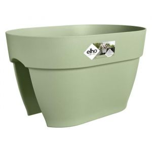 ELHO Pot de fleurs/Balconniere Vibia Campana Flower Bridge - Balcon ext&eacute;rieur - L 26 x W 39 x H 22 cm - Vert Pistache