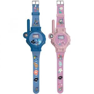 Montre digitale Stitch avec fonction talkie-walkie port&eacute;e jusqu'a 200 m