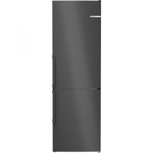 R&eacute;frig&eacute;rateur combin&eacute; - BOSCH - KGN36VXCT - Classe C - 321 L - 186 x 60 x 66,50 cm - Acier bross&eacute; noir