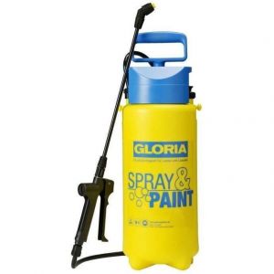 Pulv&eacute;risateur a main Gloria Spray&Paint 5L - 3 bars - Soupape et buse a jet plat - Joints Viton