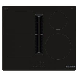 Bosch Table de cuisson aspirante induction 60cm 4 foyers 7400w noir - PVS611B16E