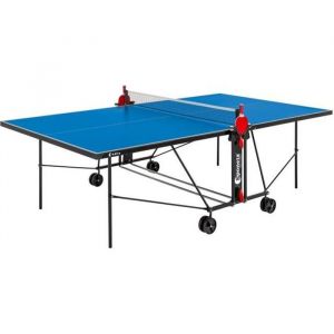 SPONETA - Table Tennis de Table - Table Ping Pong Compacte - Usage ext&eacute;rieur - Bleu et noir